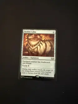 Basilisk Collar [Duskmourn Commander] Magic MTG Cards LP - Image 1