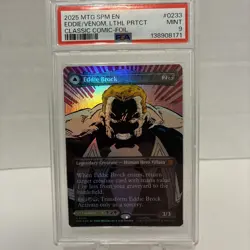 Eddie Brock (0233) (Borderless) Marvel's Spider-Man Foil ( PSA 9 ) - Image 1