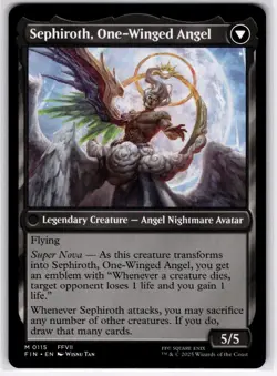 Sephiroth, Fabled SOLDIER 115 Mythic FINAL FANTASY Magic: The Gathering NM - Image 2