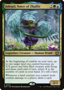 [MTG] Jolrael, Voice of Zhalfir (Foil) (0033) (MAT) NM - Image 1