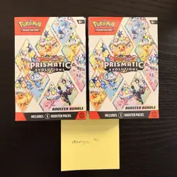 Pokemon TCG Prismatic Evolutions Booster Bundle Factory Sealed x2 IN HAND ✅ - Image 1