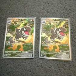 1x Tyrunt Promo 070 Pokemon Center Perfect Order 1x Tyrunt non-Pokemon center - Image 1