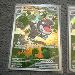 1x Tyrunt Promo 070 Pokemon Center Perfect Order 1x Tyrunt non-Pokemon center - Image 2