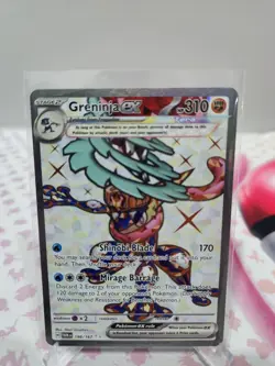 Pokemon TCG - Greninja ex 198/167 - Full Art - Twilight Masquerade - NM/M - Image 1