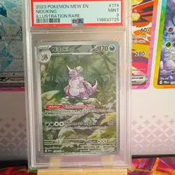 2023 POKEMON MEW EN-151 ILLUSTRATION RARE #174 NIDOKING PSA 9 - Image 1