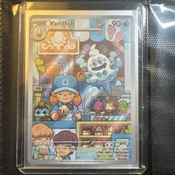 Pokemon TCG Vanillish Paradox Rift 190/182 Holo Illustration Rare Mint Condition - Image 1