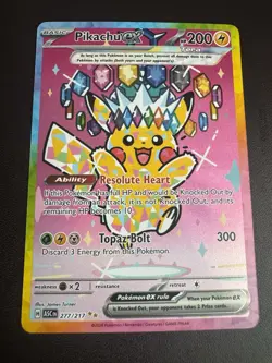 Pokemon TCG Pikachu SIR 277/217 Ascended Heroes NM Pack Fresh - Image 1