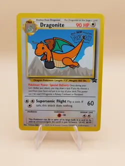 Pokemon Wotc Black Star Promo # 5 Movie Promo DRAGONITE NM - Image 1