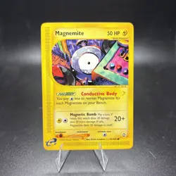 Magnemite - 91/147 Aquapolis - Pokemon TCG - 2003 Near Mint -j - Image 1