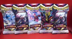 Pokemon TCG Sword and Shield Lost Origin booster sleeve x5 - Image 1