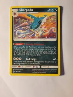 Pokemon SHARPEDO 111/214 Unbroken Bonds RARE Regular - MINT - Image 1