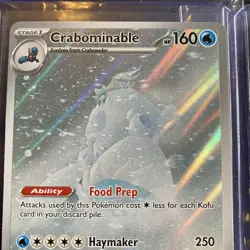 Pokemon Stellar Crown, Crabominable & Archaludon, Holo Rare, NM/M, No Scratches! - Image 3