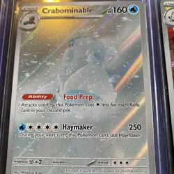 Pokemon Stellar Crown, Crabominable & Archaludon, Holo Rare, NM/M, No Scratches! - Image 4