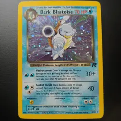Pokemon TCG: Dark Blastoise Holo Rare Team Rocket 3/82 - Image 1