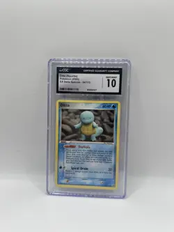 Pokemon TCG 2005 EX Delta Species Ditto (Squirtle) #64/113 CGC Grade 10 - Image 2