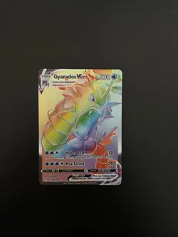 Pokemon TCG Gyarados VMAX 207/203 NM Rainbow Secret Sword&Shield Evolving Skies - Image 1