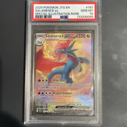 Salamence EX PSA 10 Sir Sv09: Journey Together 187/159 Pokemon 2025 Gem Mint - Image 1
