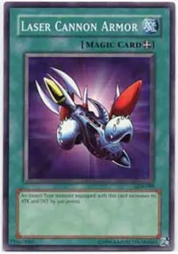 Near Mint Laser Cannon Armor - LOB-089 - Common - 1st Edition - YuGiOh - Image 1