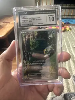 CGC 10 GEM MINT Psyduck 175/165 AR Art Rare 151 sv2a Pokemon Card - Image 1