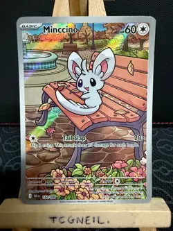 Minccino 152/086 - Pokemon TCG Black Bolt Card - Illustration RARE - EN/NM - Image 1