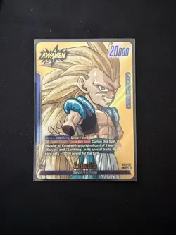 Gotenks SB02-017 Gold alt art Leader Manga Booster 02 Dragon Ball Card English - Image 1