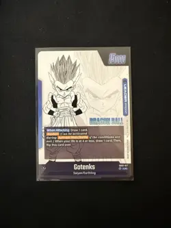 Gotenks SB02-017 Gold alt art Leader Manga Booster 02 Dragon Ball Card English - Image 2