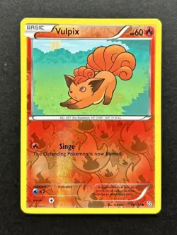 Pokemon Card Vulpix 18/124 Reverse Holo Dragon's Exalted - Image 1