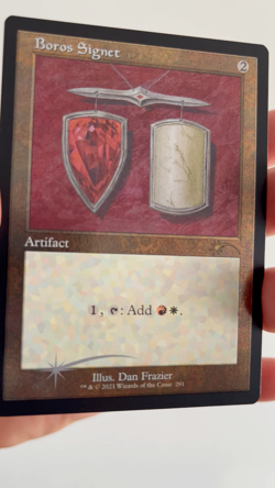 MTG Boros Signet - FOIL - old frame - Secret Lair Drop #291 NM/M Unplayed - Image 2
