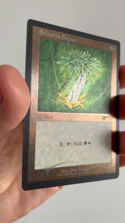 MTG Selesnya Signet - FOIL - old frame - Secret Lair Drop #290 NM/M Unplayed - Image 2