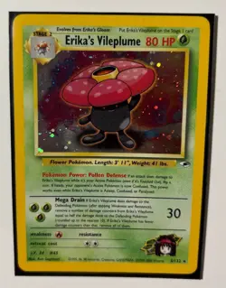 Pokemon TCG - Erika's Vileplume 5/132 - Gym Heroes - Holo Rare - Image 1