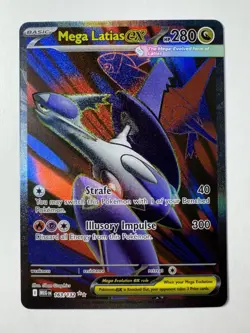 Pokemon: Mega Latias EX Ultra Rare Full Art Holo 163/132 Mega Evolution - Image 1