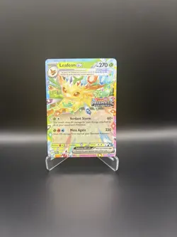 Leafeon EX Prismatic Evolutions STAMPED Promo 006/131 Pokemon 2025 - Image 1
