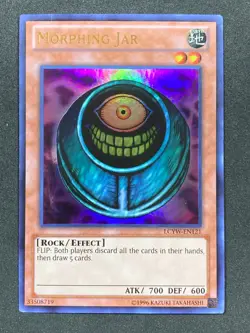 YuGiOh! Morphing Jar LCYW-EN121 Unlimited Edition Ultra Rare VLP - Image 1