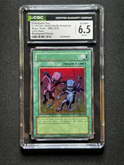 CGC 6.5 ERROR Yugioh Delinquent Duo Magic Ruler MRL-039 MISALIGNED STAMP! - Image 1