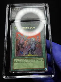 CGC 6.5 ERROR Yugioh Delinquent Duo Magic Ruler MRL-039 MISALIGNED STAMP! - Image 3