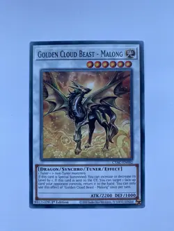 Yu-gi-oh! Golden Cloud Beast - Malong - 1st Edition CYAC-EN082 - Image 1