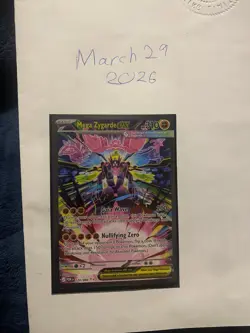 Mega Zygarde EX Perfect Order SIR 120/088 Pokemon Card TCG Near Mint - Image 1