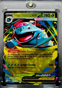 Venusaur MEGA EX RARE HOLO REFRACTOR FOIL POKEMON CARD POKEMON TCG MINT - Image 1