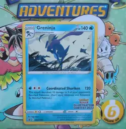 Greninja Illustration Contest SWSH305 Black Star Promo Pokemon Card - Image 1