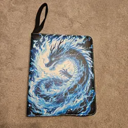 TCGGuard Fire & Ice Dragon 9 Pocket Trading Card Binder 900 Card Capacity 50 Pg - Image 2