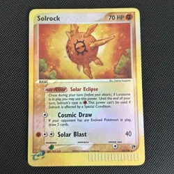 2003 Solrock EX Sandstorm Reverse Holo Rare #13/100 Pokemon Card *MP* - Image 1
