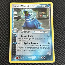 2004 Walrein EX Team Magma vs Team Aqua Holo #6/95 Pokemon Card *DMG* - Image 1