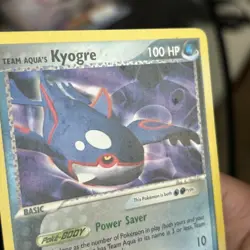 2004 Kyogre Team Magma Vs Team Aqua Non-Holo #3/95 Pokemon Card *DMG* - Image 3
