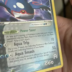 2004 Kyogre Team Magma Vs Team Aqua Non-Holo #3/95 Pokemon Card *DMG* - Image 4