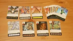 DC Dice Masters GREEN ARROW & FLASH * COMPLETE SET of 36 RARE CARDS * Non-Foils - Image 1