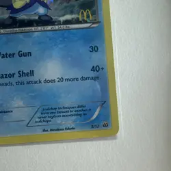 Pokemon TCG McDonald's Promo - Dewott #5/12 - Stamped Promo Holo Card - Image 3