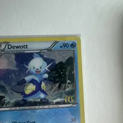 Pokemon TCG McDonald's Promo - Dewott #5/12 - Stamped Promo Holo Card - Image 4