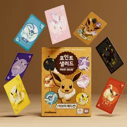 Point Salad Pokemon Eevee Version Card Board Game Korean Exclusive - Image 1