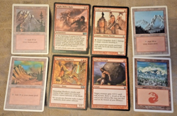 Mtg Collectible Card Lot RED Old Mountain Land & Others Magic The gathering CCG - Image 1