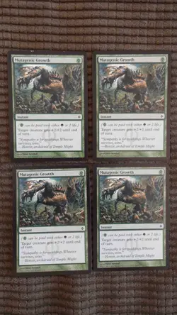 Magic: the Gathering / MtG Mutagenic Growth x4 New Phyrexia - Image 1